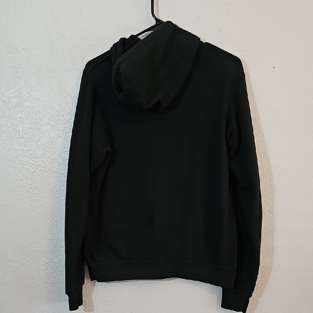 Bella Canvas "Hoodie Weather" Black Sweatershirt, Womens Medium - Picture 3 of 4